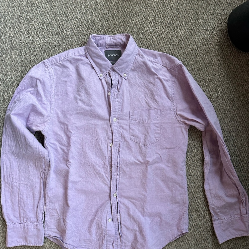 Bonobos Light Lavender Button-Down Shirt - Men's